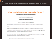 Tablet Screenshot of ameliaearhartcontroversy.com